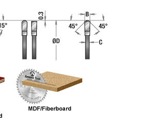 651680 Carbide Tipped Chipper 8 Inch Dia x 1/16 Kerf , 5/8 Bore
