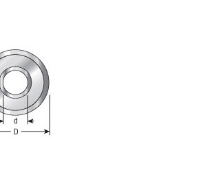C-010 Ball Bearing Rub Collar 2.00 O.D. x 7/16 Height for 3/4 Spindle