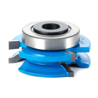 SC586 Carbide Tipped 3-Wing Roman Ogee Reversible Stile & Rail 2-13/32 x 1 x 1/2 & 3/4 Bore for 1-Inch Material