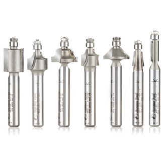 AMS-610 7-Piece Miniature Router Bit Collection Pack
