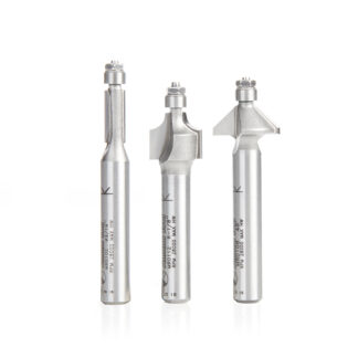 AMS-614 3-Piece Miniature Router Bit Pack