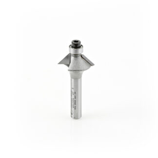 Carbide Tipped Miniature Chamfer 45 Deg x 25/32 Dia x 1/4 x 1/4 Inch Shank