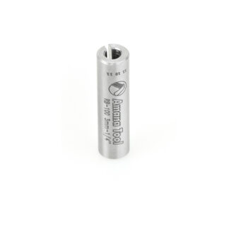 RB-117 High Precision Steel Router Collet Reducer 1/2 Overall Dia x 3/16 Inner Dia x 1 Inch Long