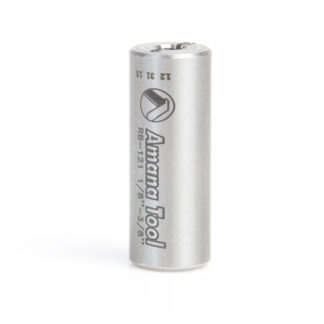 RB-121 High Precision Steel Router Collet Reducer 3/8 Overall Dia x 1/8 Inner Dia x 1 Inch Long