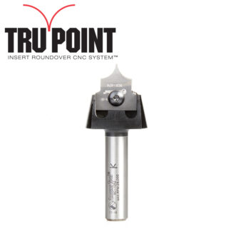 RC-1061 Tru Point Roundover Insert CNC System 5/16 Radius x 7/8 Dia x 5/16 x 1/2 Inch Shank Router Bit