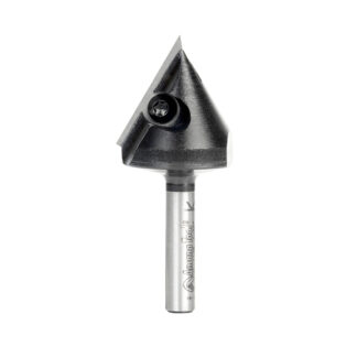 RC-1148 Insert V-Groove 60 Deg x 59/64 x 1/4 Inch Shank CNC Router Bit