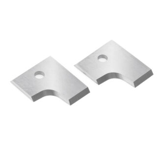 RCK-286L Pair of Solid Carbide Insert Knives 6mm Radius for Double Rounding & Chamfering System RC-2206