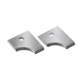 RCK-289L Pair of Solid Carbide Insert Knives 10mm Radius for Double Rounding & Chamfering System RC-2210