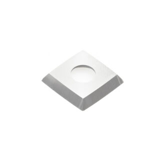 RCK-372 Solid Carbide 4 Cutting Edges with Radius and Rounded Edges Insert Replacement Knife Soft/Hardwood 15 x 15 x 2.5mm
