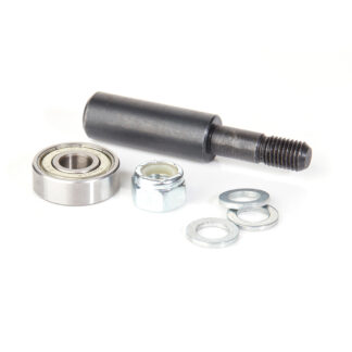 47605 Router Arbor with Hex Nut, Washers and Ball Bearing 5/16-24 NF Dia x 1 Height x 1/2 Inch Shank