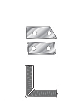 Solid Carbide Insert Knives for Double Edge Folding Insert ÔVÕ Groove Router Bits for ACM Panels