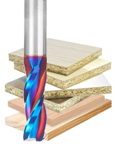 Solid Carbide Spektra™ Extreme Tool Life Coated Spiral 3 Flute Plunge CNC Router Bits