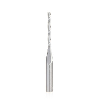 48442 Solid Carbide CNC Foam Cutting Up-Cut Square End Spiral 3mm Dia x 28mm x 6mm Shank x 64mm Long Router Bit