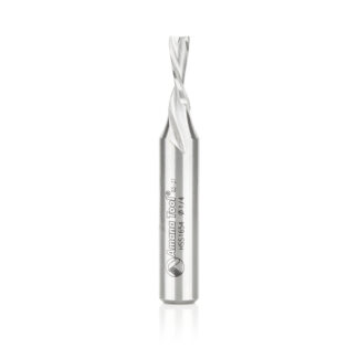 HSS1654 High Speed Steel (HSS) Double Flute Spiral Aluminum Cutting 1/4 Dia x 3/4 x 1/2 Inch Shank Down-Cut Router Bit