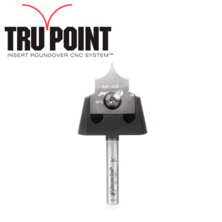 RC-1060 Tru Point Roundover Insert CNC System 5/16 Radius x 7/8 Dia x 5/16 x 1/4 Inch Shank Router Bit