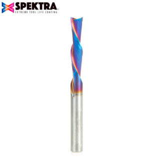 48220-K Solid Carbide Spektra™ Extreme Tool Life Coated Spiral Plunge 6mm Dia x 25mm x 6mm Shank