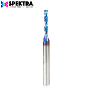 48302-K CNC Solid Carbide Spektra™ Extreme Tool Life Coated Compression Spiral 3mm Dia x 20mm x 6mm Shank