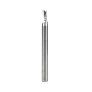 51473 Solid Carbide CNC Spiral 'O' Single Flute, Aluminum Cutting 5/32 Dia x 5/16 x 3/16 Shank x 2 Inch Long Up-Cut Router Bit