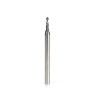 51749 AlTiN Coated CNC Steel, Stainless Steel & Composite Ball End Mini Mill 0.060 Dia x 0.360 x 1/8 Shank