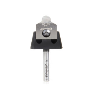 RC-1094 Tru Point Ball Nose Insert CNC System 3/16 Radius x 7/8 Dia x 15/64 x 1/4 Inch Shank Router Bit