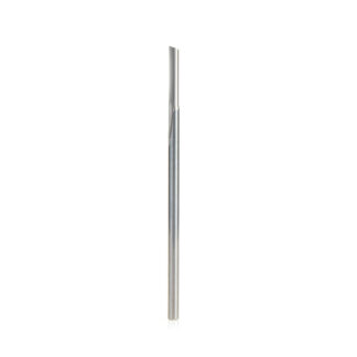 Solid Carbide Single 'O' Flute  Plastic Cutting 1/8 Dia x 5/8 x 1/8 Inch Shank