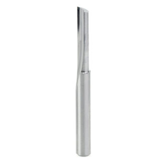 Solid Carbide Single 'O' Flute  Plastic Cutting 1/4 Dia x 1 Inch x 1/4 Shank