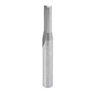 Solid Carbide Double Straight 'V' Flute Plastic Cutting 3/16 Dia x 5/8 x 1/4 Inch Shank