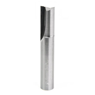 Solid Carbide Double Straight 'V' Flute Plastic Cutting 1/2 Dia x 1 Inch x 1/2 Shank