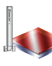 Solid Carbide High Polish Surface Finish CNC Flattening Router Bit