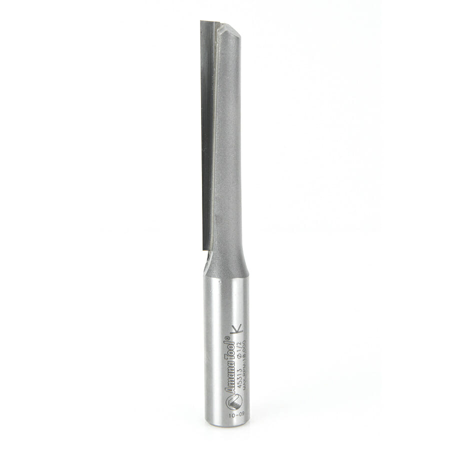 Carbide Tipped Straight Plunge Single Flute High Production 1/2 Dia x 2-1/2 x 1/2 Inch Shank