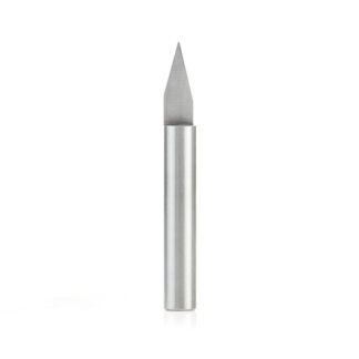Solid Carbide 30 Degree Engraving 0.035 Tip Width x 1/4 Inch Shank Signmaking