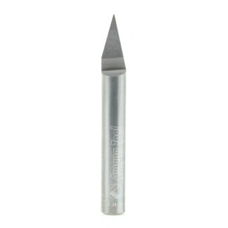 Solid Carbide 30 Degree Engraving 0.010 Tip Width x 1/4 Inch Shank Signmaking