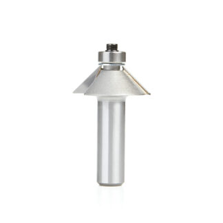 Carbide Tipped Chamfer 45 Degree x 1-3/8 Dia x 7/16 x 1/2 Inch Shank