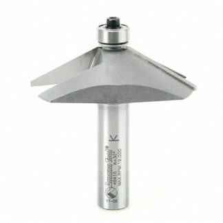 Carbide Tipped Chamfer 60 Degree x 2-1/2 Dia x 5/8 x 1/2 Inch Shank