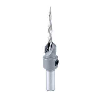 Carbide Tipped 82 Degree Countersink Taper #6 Screw 25/64 Dia x 9/64 Drill Dia x 5/16 Round Shank