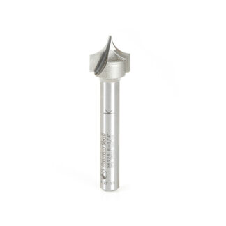 Carbide Tipped Point Cutting Roundover 1/4 Radius x 1/2 Dia x 1/2 x 1/4 Shank Router Bit