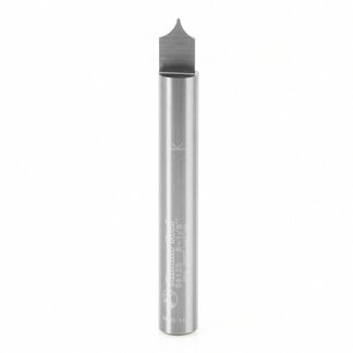 Solid Carbide Point Cutting Roundover 1/8 Radius x 1/4 Dia x 5/16 x 1/4 Shank Router Bit