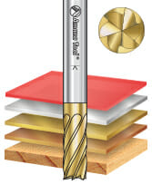 SB Burrs Cylindrical Shape with End Non-Ferrous Burr Bits
