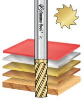 SA Burrs Cylindrical Shape with No End Non-Ferrous Burr Bits