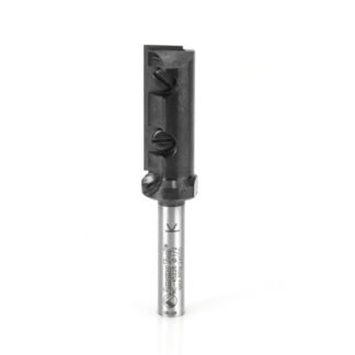 In-Tech Series Insert Straight Plunge 1/2 D x 30mm CH x 1/4 SHK x 2-5/8 Inch Long Single Flute Router Bit