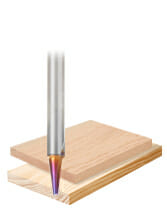 Solid Carbide Spektra™ Extreme Tool Life Coated Carving/Engraving Router Bits
