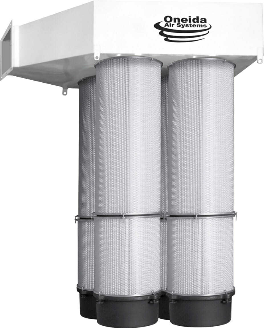 Industrial 4x Hanging Filter Plenum Assembly