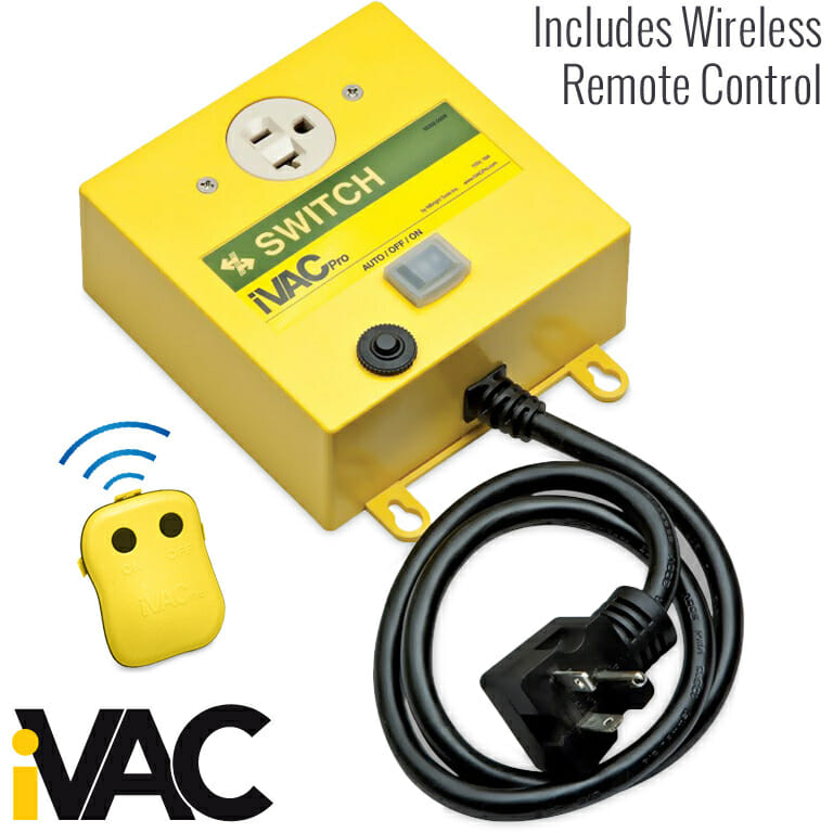 115V 20A iVAC Pro Automated Dust Control Switch
