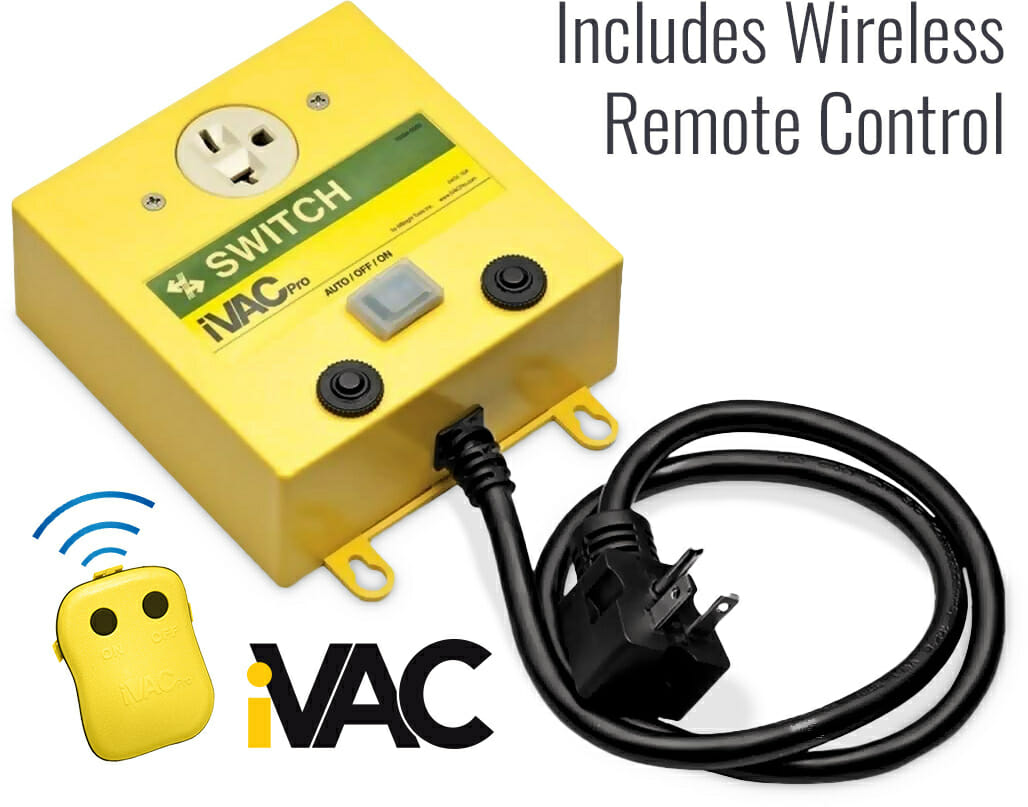 240V 20A iVAC Pro Automated Dust Control Switch