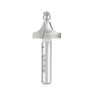 Carbide Tipped Miniature Corner Rounding 1/4 Radius x 11/16 Dia x 13/32 x 1/4 Inch Shank with Mini 3/16 Dia Lower Ball Bearing