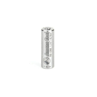 High Precision Steel Router Collet Reducer 1/4 Overall Dia x 5/64 Inner Dia x 3/4 Inch Long