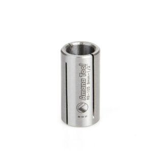 High Precision Steel Router Collet Reducer 1/2 Overall Dia x 9mm Inner Dia x 1 Inch Long