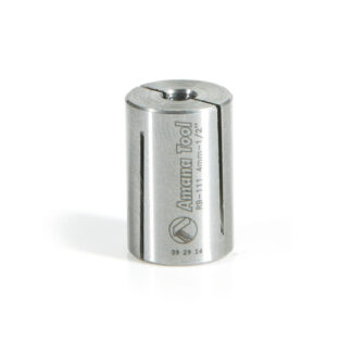 High Precision Steel Router Collet Reducer 1/2 Overall Dia x 4mm Inner Dia x 3/4 Inch Long