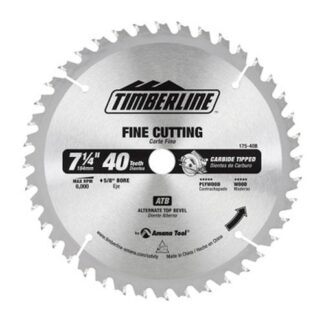 TIMBERLINE 7-1/4" X 40T BULK
