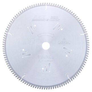MD12-125 Carbide Tipped Thin Walled Aluminum and Non-Ferrous Metals 12 Inch Dia x 120T TCG  -5 Deg  1 Inch Bore Circular Saw Blade